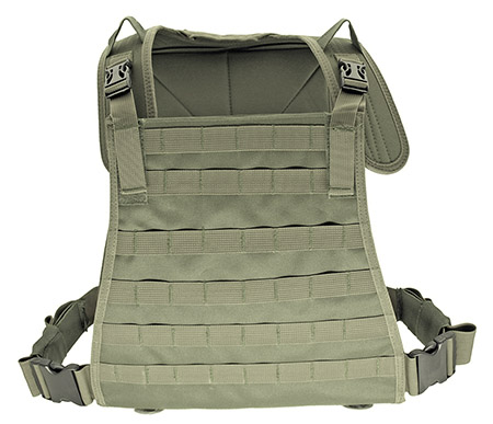MOLLE Padded Tactical Vest - OD Green