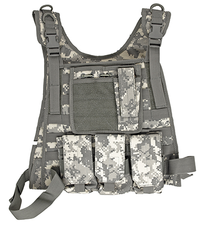 Molle High Speed Plate Carrier Tactical Vest With Pouches - ACU