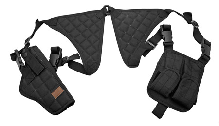 Universal Vertical Shoulder Holster - Black