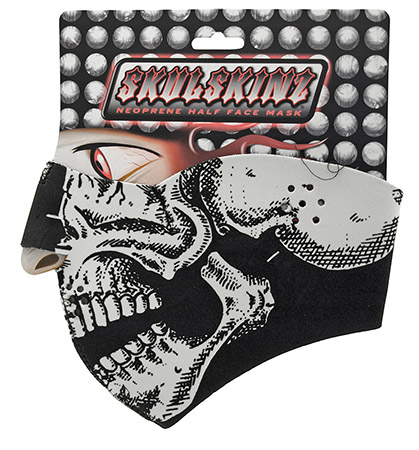SkulSkinz Neoprene Half Face Mask - Skull