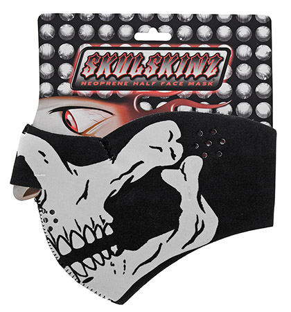 SkulSkinz Neoprene Half Face Mask - Skull Mouth