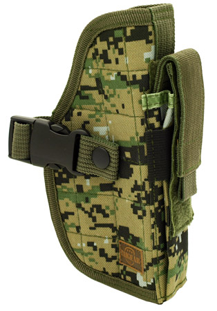 Right Handed Belt Gun Holster - Woodland Digital Camo