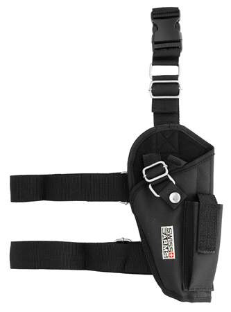 Swiss Arms Right Handed Leg Holster - Black