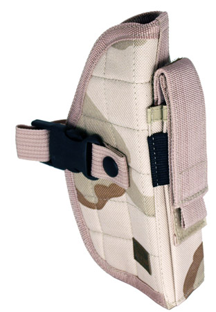 Right Handed Belt Gun Holster - Desert Camo