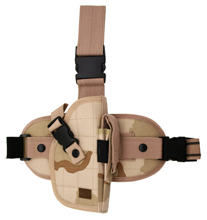 Right Handed Drop Leg Holster - Desert Camo
