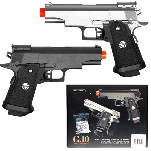 G10 Dual Spring Airsoft Hand Gun Kit