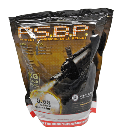 5000-pc. .20G G&G Armament Perfect Seamless BB's