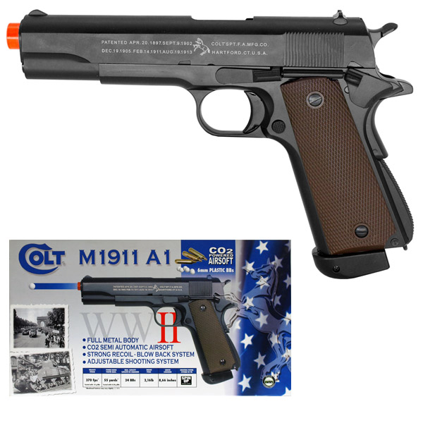 Colt M1911 A1 CO2 Airsoft Hand Gun