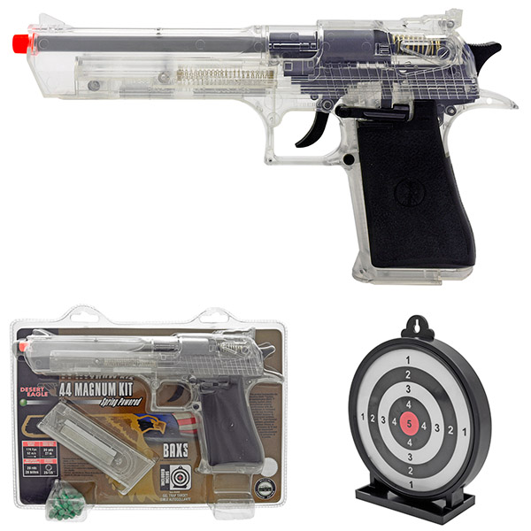 Desert Eagle .44 Magnum Spring Airsoft Pistol - Clear
