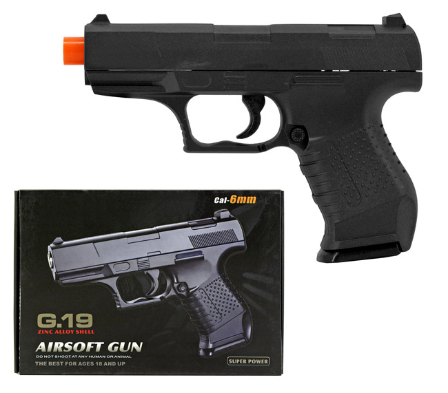 Metal Zinc Alloy G.19 Airsoft Pistol