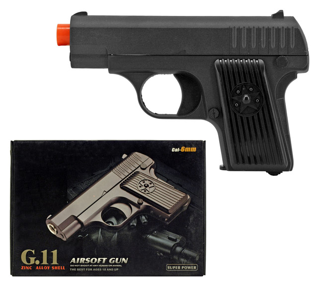 Metal Zinc Alloy G.11 Airsoft Pistol
