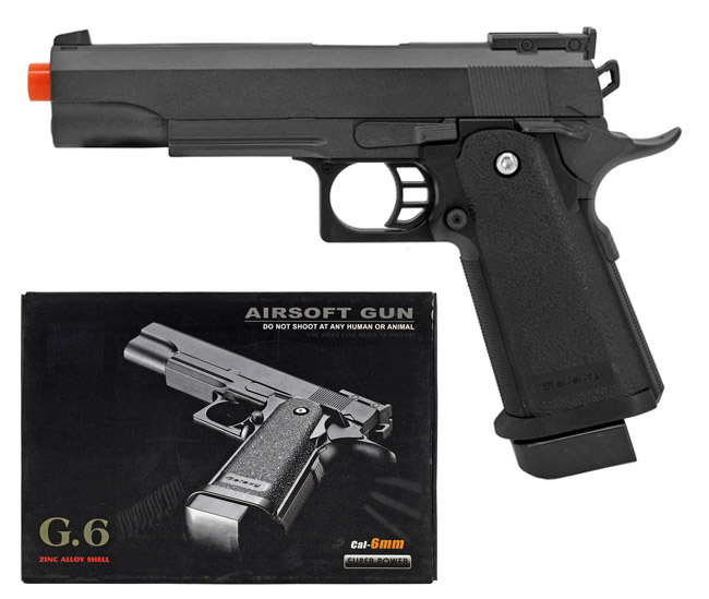 Metal Zinc Alloy G.6 Airsoft Pistol