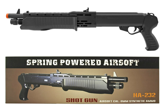 HA232 Pump Action Spring Powered Airsoft Shotgun