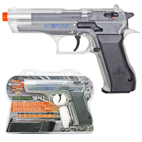 Jericho 941 CO2 Airsoft Pistol - Clear