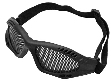 Mesh Airsoft Goggles - Black