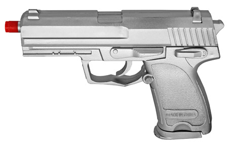 K22 Spring Airsoft Hand Gun - Silver