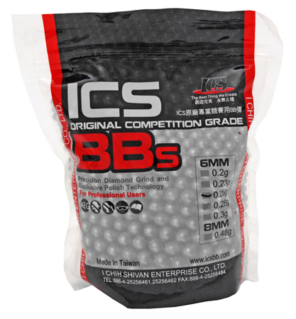 3,500-pc. ICS Competition Grade .25g BB's