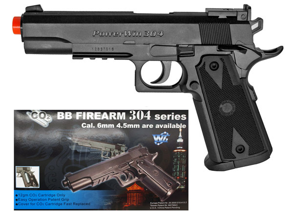 304 Series CO2 Airsoft Hand Gun