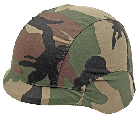 Combat Helmet Cover - Woodland Camo