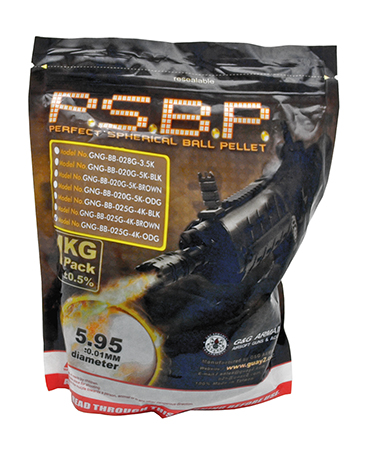 4,000-pc. .25g G & G Armament Perfect Seamless BB's