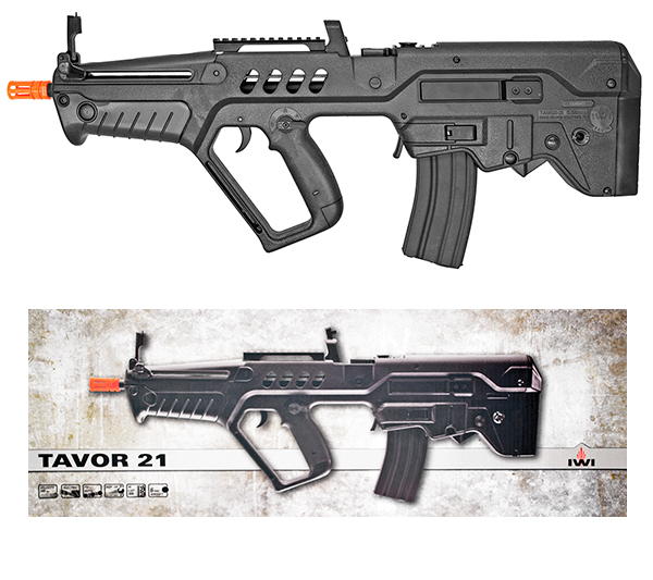 IWI Tavor 21 Competition Electric AEG Airsoft Gun - Black