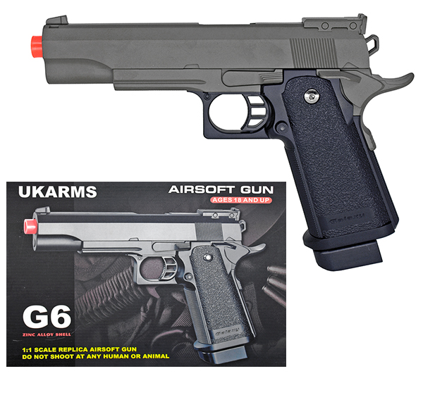 G6 Spring Airsoft Pistol - Tan