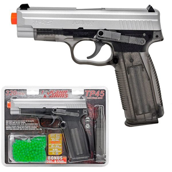 Kahr Arms TP45 Spring Airsoft Pistol - Smoke
