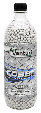 5,000-pc. Air Venturi .20g Airsoft BB's - White