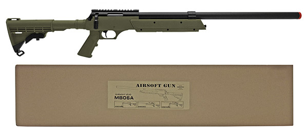 MB06A Spring Airsoft Sniper Rifle - OD Green