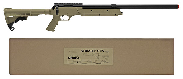 MB06A Spring Airsoft Sniper Rifle - Tan