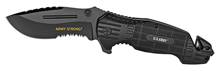 4.5" Spring Assist Licensed US Army Folding Rescue Knife