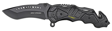 4.5" Spring Assist Licensed US Army Folding Rescue Knife