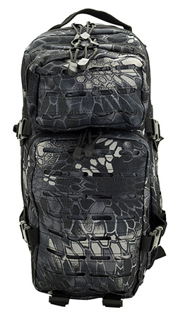 Medium Assault Tactical Backpack - Black Web Camo