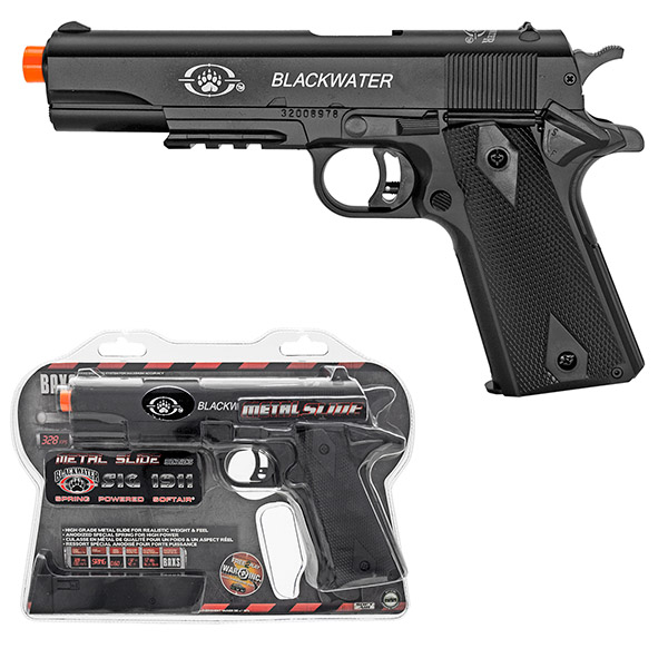 Blackwater SIG 1911 Metal Slide Spring Airsoft Pistol