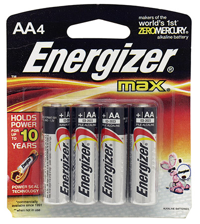 4-pc. Energizer Max AA Alkaline Batteries