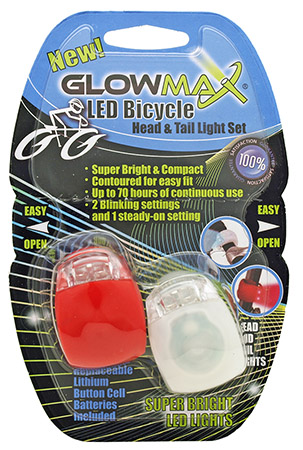 Bicycle Head & Tail LED Light Set