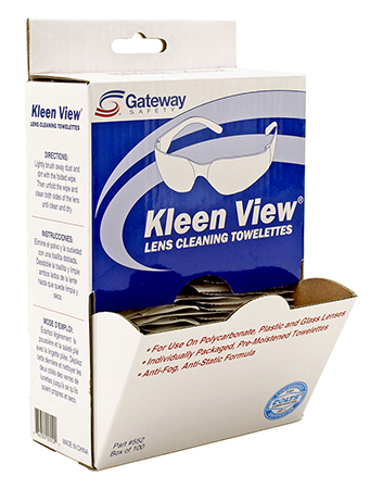 100 - pc. Kleen View Lens Cleaning Towelettes