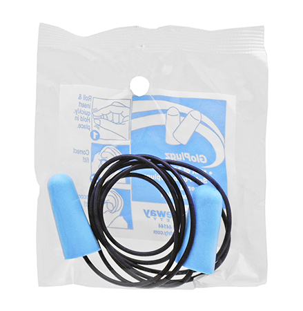100-pc. Corded Foam Earplugs