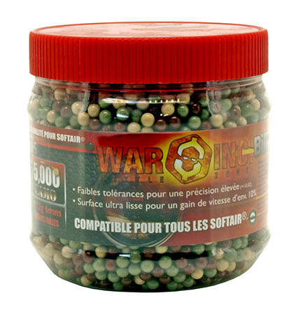 5,000-pc. War INC .12g Airsoft BB's - Camo