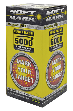 5,000-pc. Soft Mark Marking BB - Yellow
