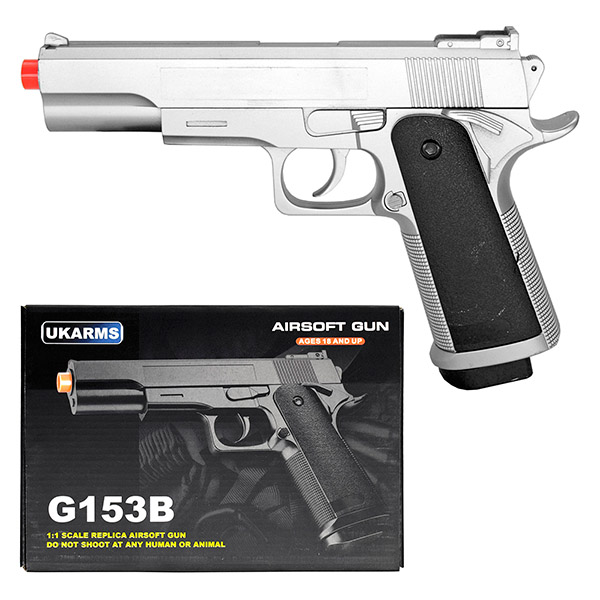 G153S Spring Airsoft Pistol - Silver