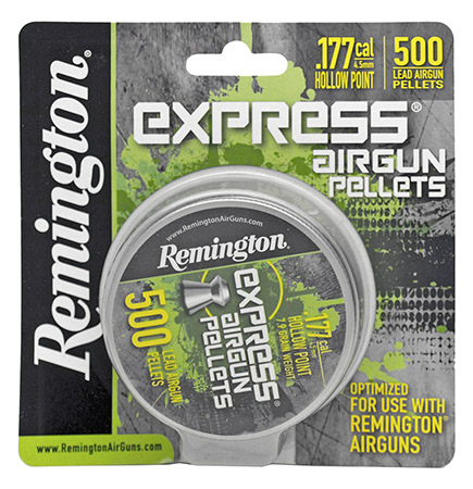 500-pc. Remington .177 Caliber Pellets - Hollow Point