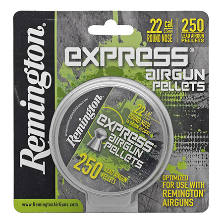 250-pc. Remington .22 Caliber Pellets - Round Nose
