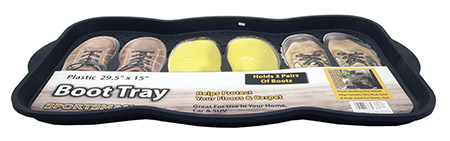 Plastic Boot Tray 29.5" x 15"