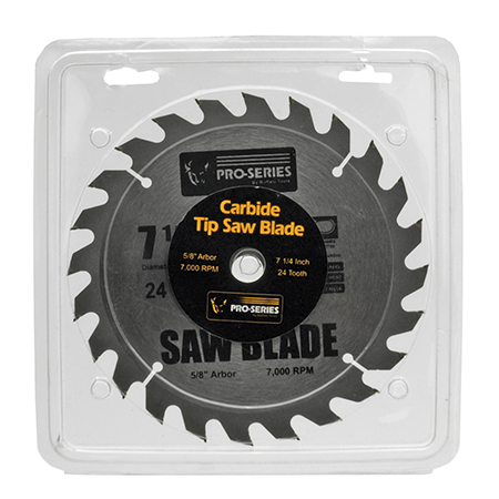 7-1/4" 24 Teeth Carbide Tip Saw Blade
