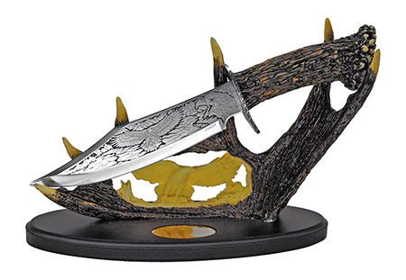12.25" Decorative Eagle Hunting Knife