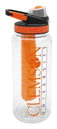 32-oz Clemson Water Bottle with Freezer Stick