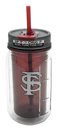 16-oz Florida State Mason Jar Water Bottle