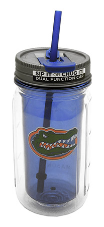 16-oz Florida Mason Jar Water Bottle