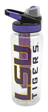 32-oz LSU Water Bottle with Freezer Stick
